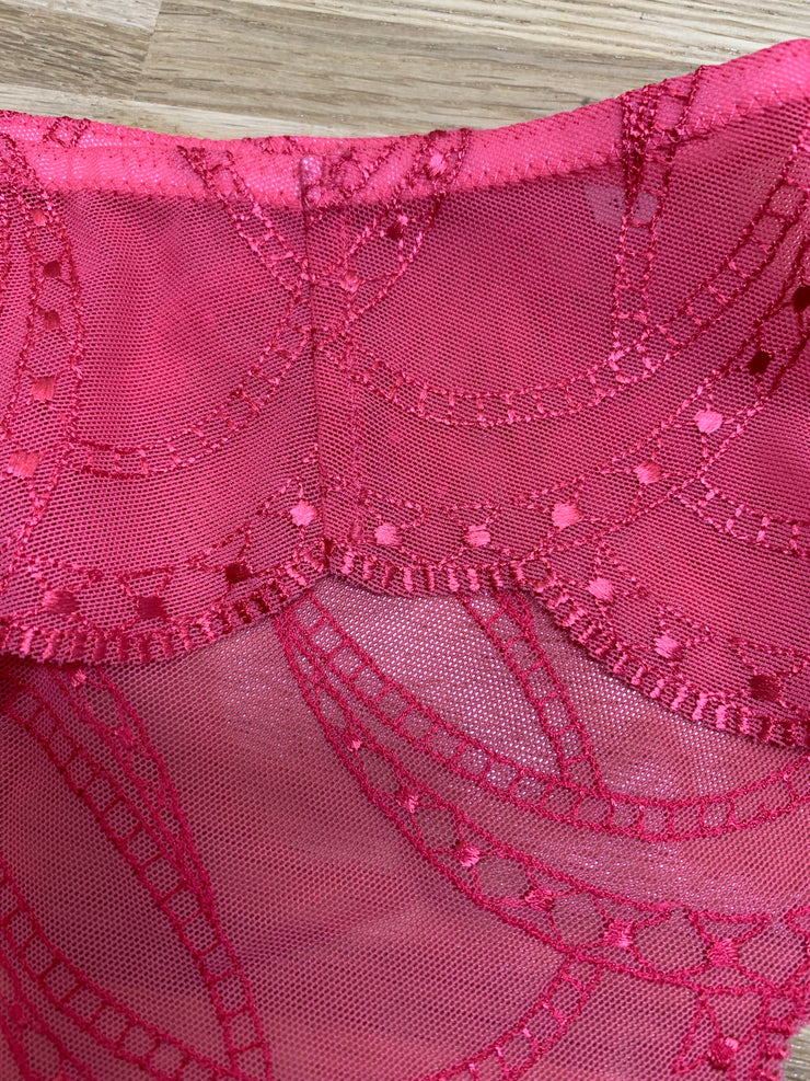 Spitzenslip Fleur pink